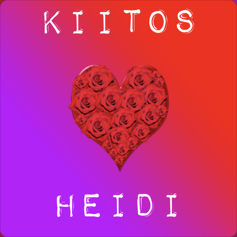Kiitos Heidi